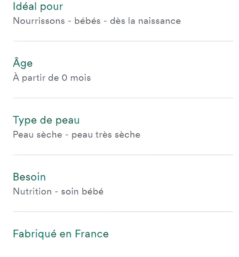 Crème nutritive cold cream Klorane Bébé