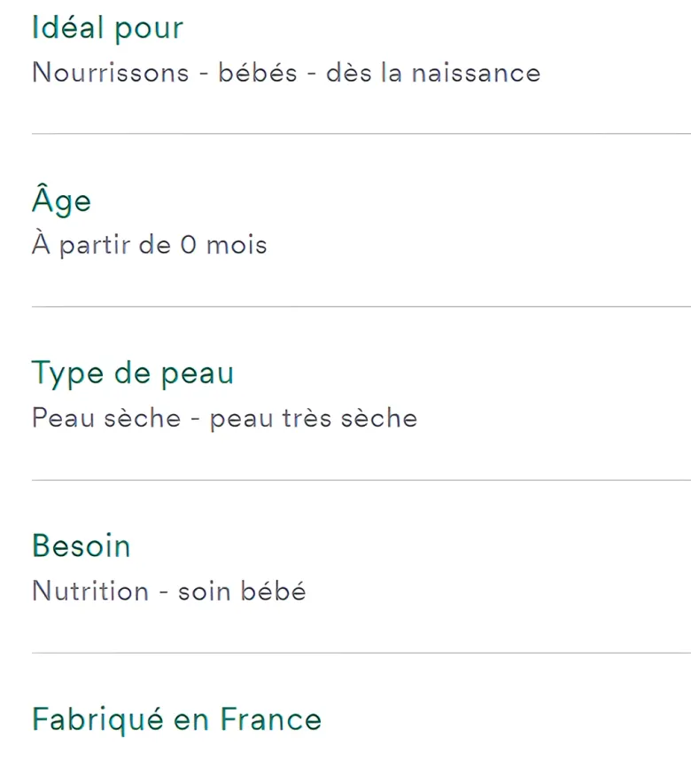 Crème nutritive cold cream Klorane Bébé