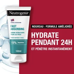 Crème pieds absorption express Neutrogena - tube de 100ml