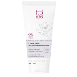 Crème pieds nourrissante et relaxante BcomBIO - tube de 100ml