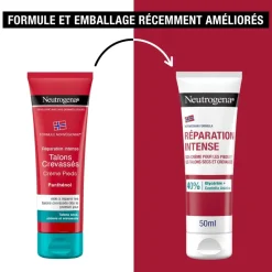 Crème pieds talons crevassés Neutrogena - tube de 50 ml