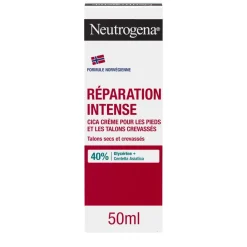 Crème pieds talons crevassés Neutrogena - tube de 50 ml