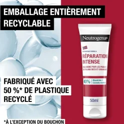 Crème pieds talons crevassés Neutrogena - tube de 50 ml