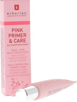 Crème Pink Primer & Care au Diospyros Kaki Erborian - tube de 15 ml