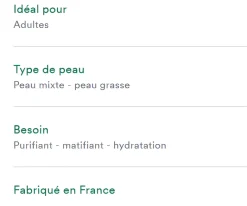 Crème pureté à la menthe bio Klorane - tube de 40ml
