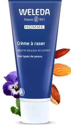 Crème à raser Weleda - tube de 75 ml