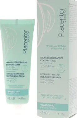 Crème régénératrice et hydratante Placentor végétal - tube de 40 ml