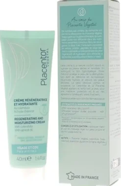 Crème régénératrice et hydratante Placentor végétal - tube de 40 ml
