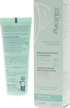 Crème régénératrice et hydratante Placentor végétal - tube de 40 ml