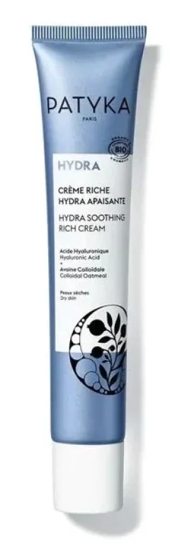 Crème riche hydra apaisante Patyka - tube de 40ml