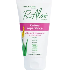 Crème réparatrice 70% Aloe vera Bio Pur Aloé