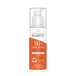 Crème solaire haute protection SPF 30 bio Algamaris Laboratoires de Biarritz - tube de 50 ml