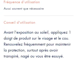 Crème solaire pour peaux sensibles haute protection spf 30 Avène - tube de 50 ml