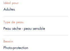 Crème solaire SPF50+ Avène - tube de 50ml