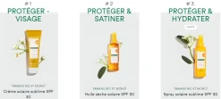 Crème solaire sublime au Tamanu bio et Monoï visage SPF 30 Klorane - tube de 50 ml