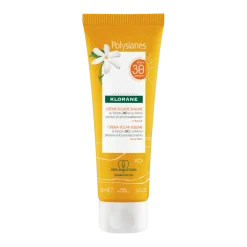 Crème solaire sublime au Tamanu bio et Monoï visage SPF 30 Klorane - tube de 50 ml