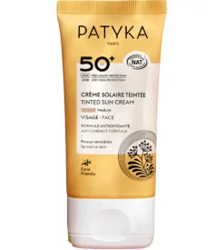 Crème solaire teintée spf50+ Patyka - tube de 40ml