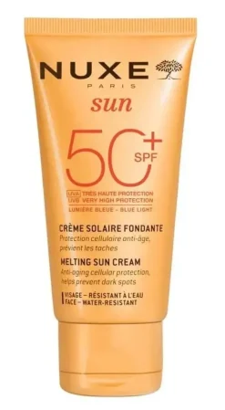 Crème solaire visage fondante SPF50 Nuxe Sun - tube de 50ml
