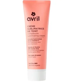 Crème sublimatrice de teint bio Avril - tube de 50ml