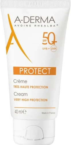 Crème Très Haute Protection SPF 50+ Protect A-Derma - tube de 40 ml