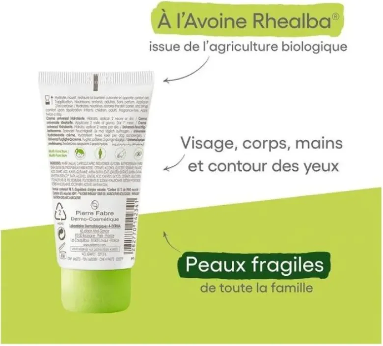Crème universelle hydratante A-Derma