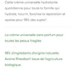 Crème universelle hydratante A-Derma