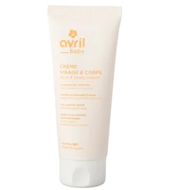 Crème visage et corps bébé Avril - tube de 100ml