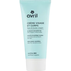 Crème visage et corps bio Avril - tube de 200 ml
