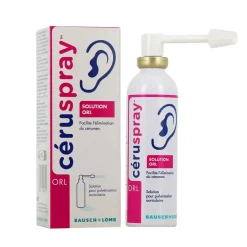 Céruspray solution pour pulvérisation auriculaire Bausch&Lomb- spray de 50ml