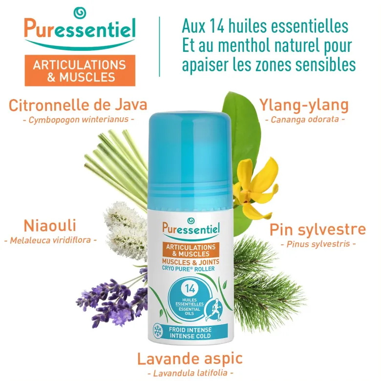 Cryo Pure gel articulations & muscles Puressentiel