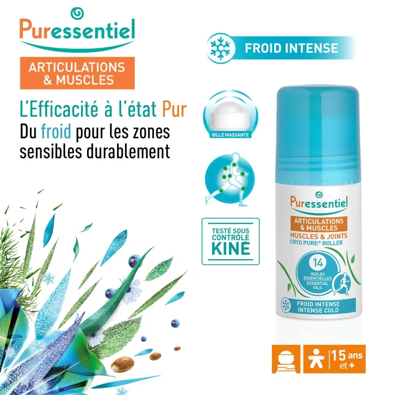Cryo Pure gel articulations & muscles Puressentiel