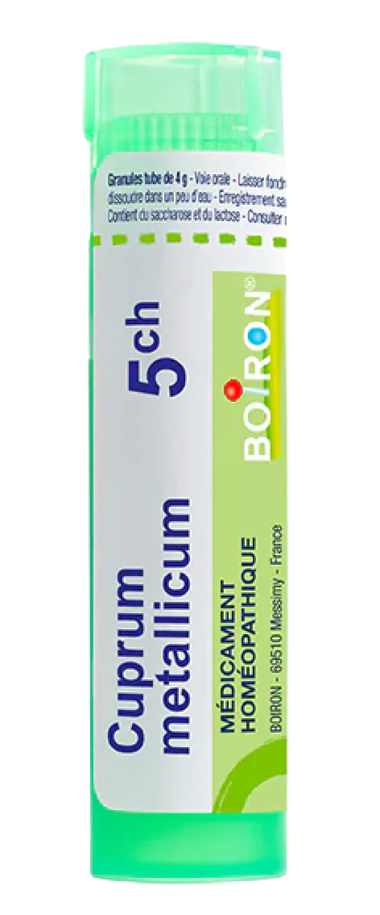 CUPRUM METALLICUM granules Boiron - tube 4 g