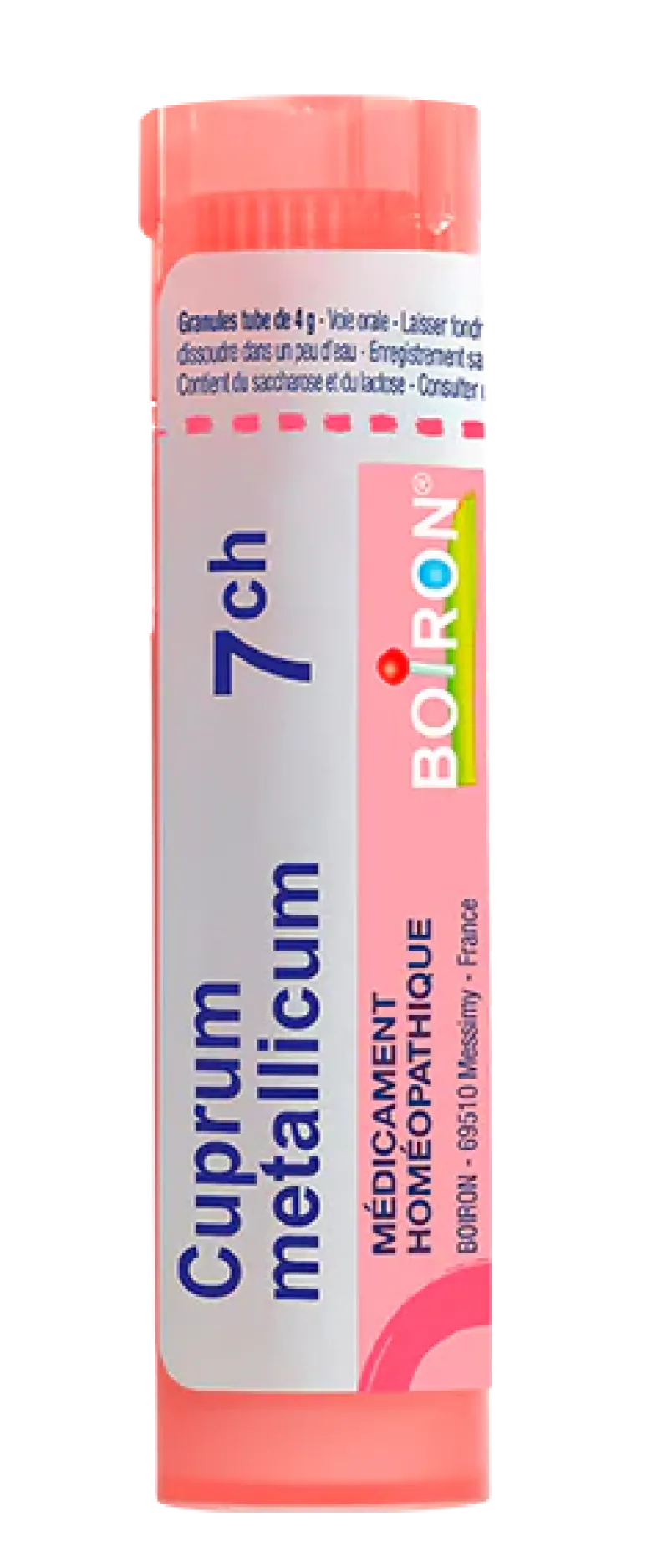 CUPRUM METALLICUM granules Boiron - tube 4 g