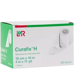 Curafix H sparadrap non-tissé extensible Lohmann & Rauscher - une bande 10cm x 10m