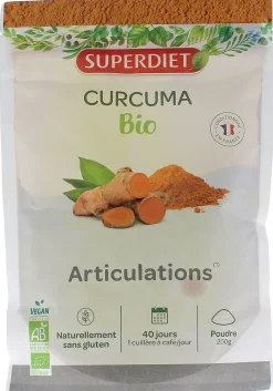 Curcuma bio Superdiet - sachet de 200 g