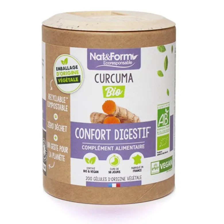 Curcuma confort digestif bio Nat&Form