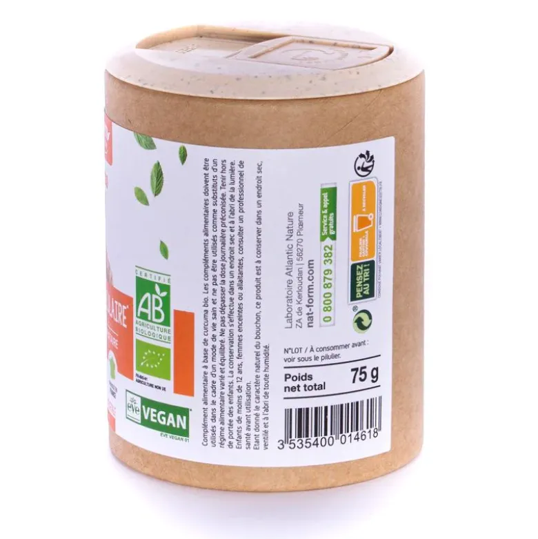 Curcuma confort digestif bio Nat&Form