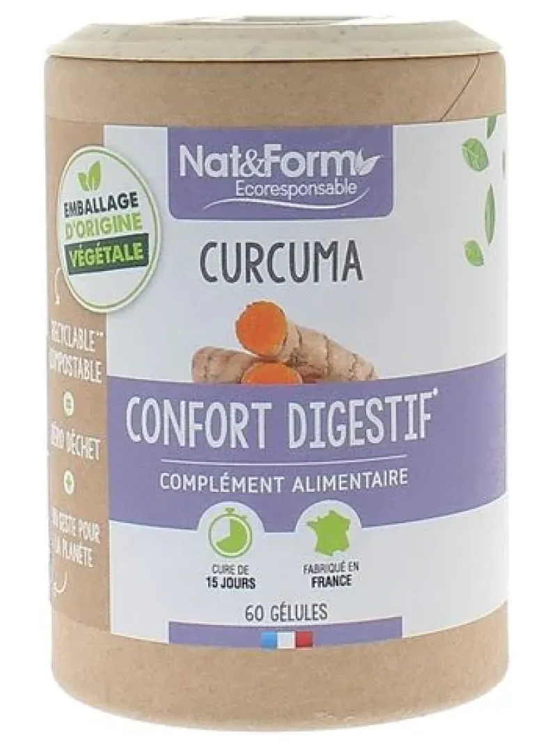 Curcuma confort digestif bio Nat&Form