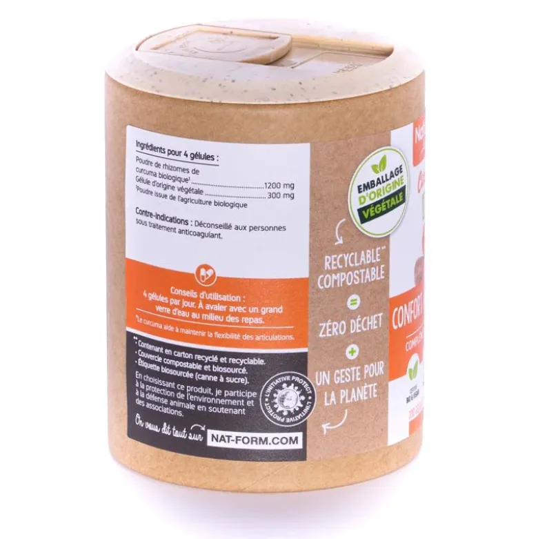 Curcuma confort digestif bio Nat&Form