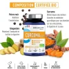 Curcuma 6300g bio Granions - pot de 60 gélules