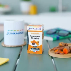Curcuma Pipérine Articulations Juvamine - boîte de 30 gélules