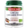 Curcuma Pipérine Bio Super Diet - pot de 120 gélules
