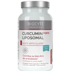 Curcumin Forte Liposomal santé articulaire Biocyte - pot de 90 gélules