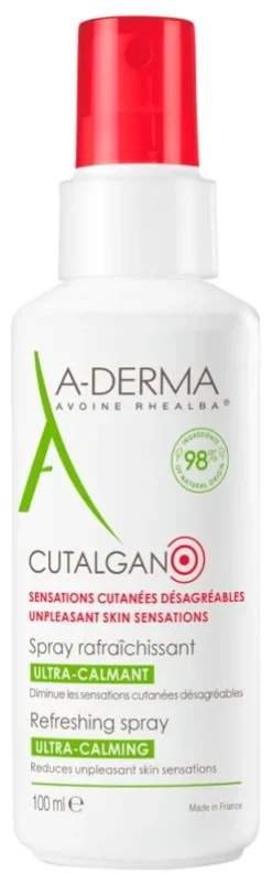 Cutalgan spray rafraîchissant ultra-calmant A-derma - spray de 100 ml