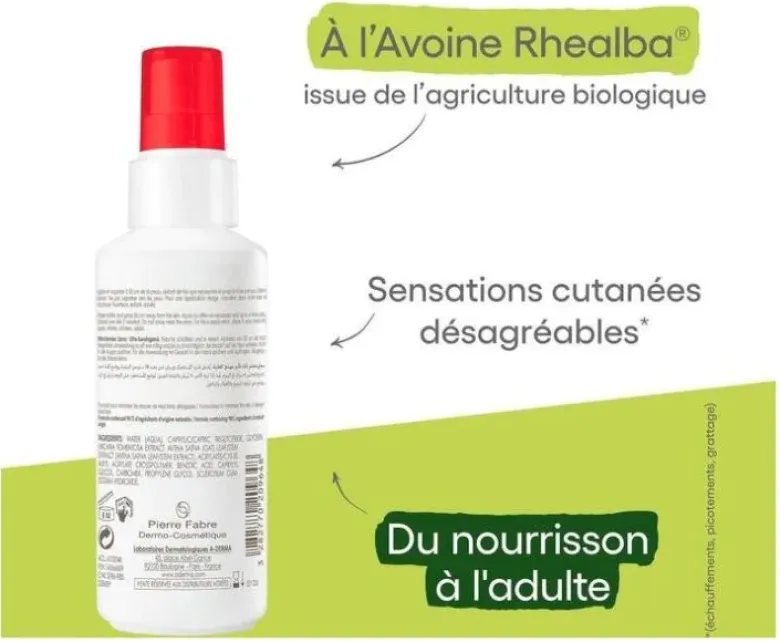 Cutalgan spray rafraîchissant ultra-calmant A-derma - spray de 100 ml