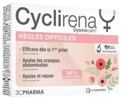 Cyclirena dysmecalm règles difficiles 3C Pharma - 15 comprimés