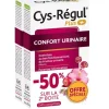 Cys-régul + confort urinaire Nutreov - 2 boîtes de 15 comprimés