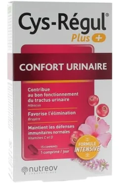 Cys-régul plus Nutreov - boîte de 15 comprimés