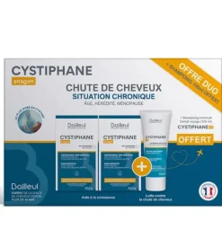 Cystiphane anagen chute de cheveux Bailleul - offre duo + shampoing 100ml offert