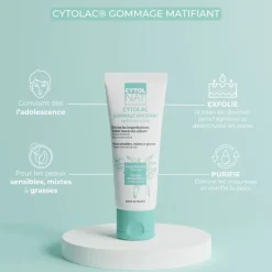 Cytolac gommage matifiant Cytolnat - tube de 75ml